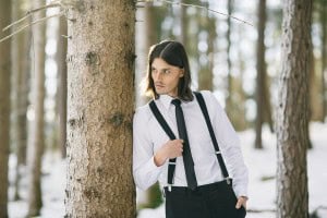 Bräutigam Winter Hochzeit FORMA photography