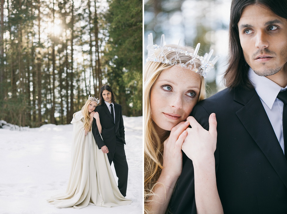 Brautpaar Winter Hochzeit FORMA photography
