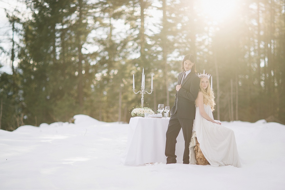 Brautpaar Winter Hochzeit FORMA photography