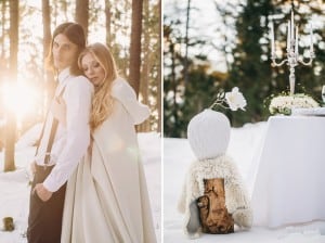 Brautpaar Winter Hochzeit FORMA photography