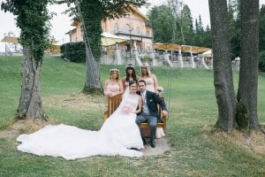 Brautpaar Brautjungfern Location