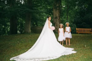 Braut Schleppe Kleid