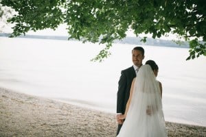 Braut Bräutigam See