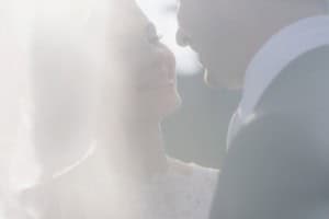 Blicke Braut Bräutigam