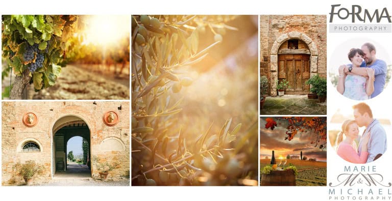 Unser Hochzeitsfotografen Workshop Toskana