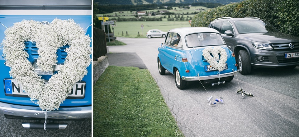 BMW Isetta // Hochzeitsfotograf Saalbach
