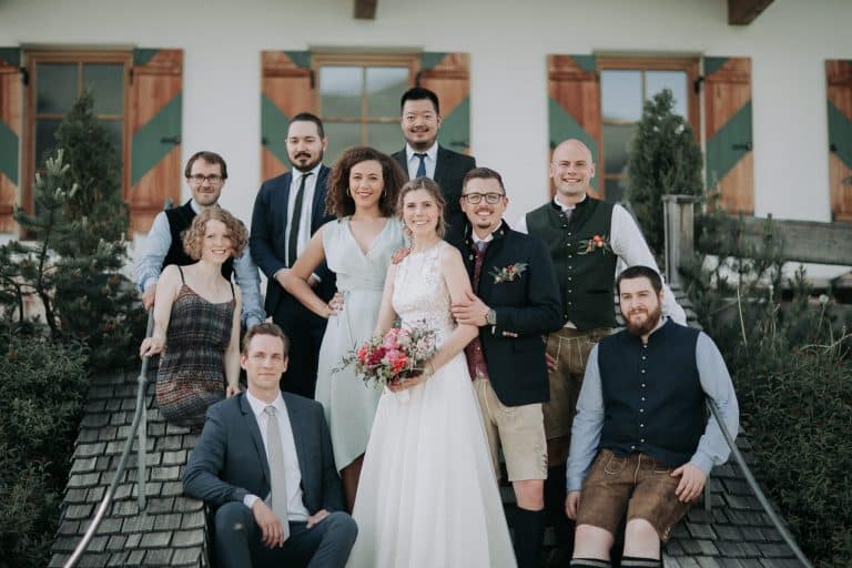 Familienfotos auf Hochzeiten