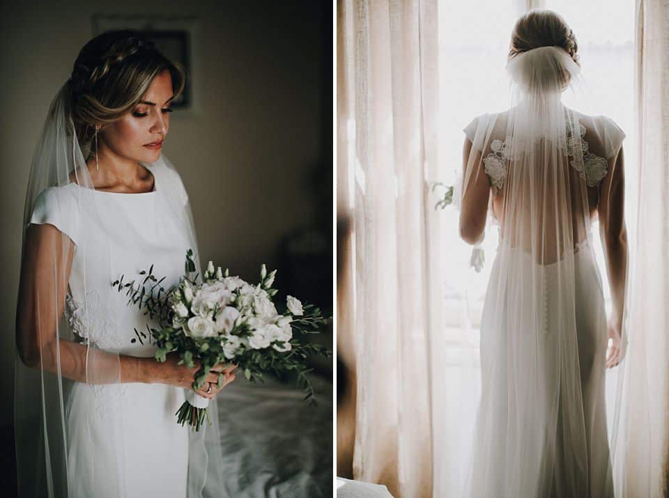 Romantische Hochzeit in der Vulkanlandschaft von Auvergne, Frankreich