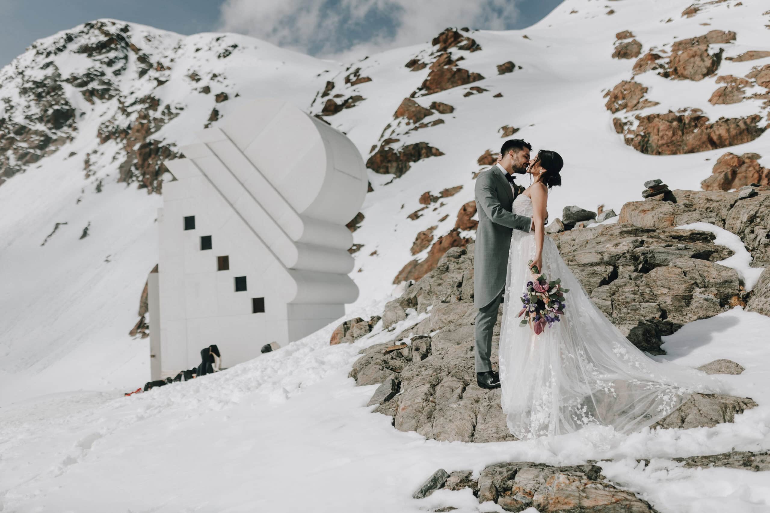 LDV Portfolio Day, Pitztaler Gletscher, Brautpaar Shooting