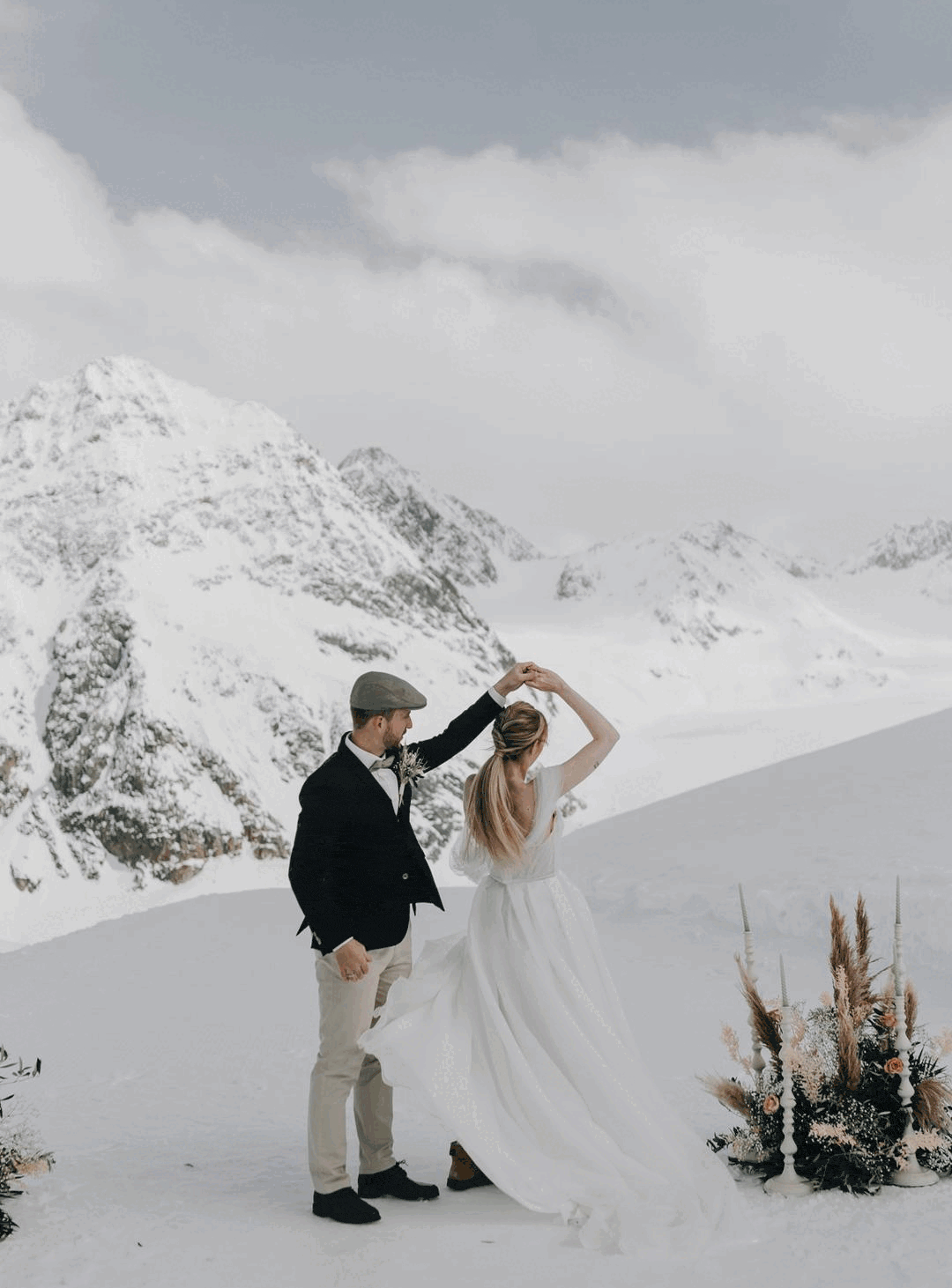 LDV Portfolio Day, Pitztaler Gletscher, Brautpaar Shooting